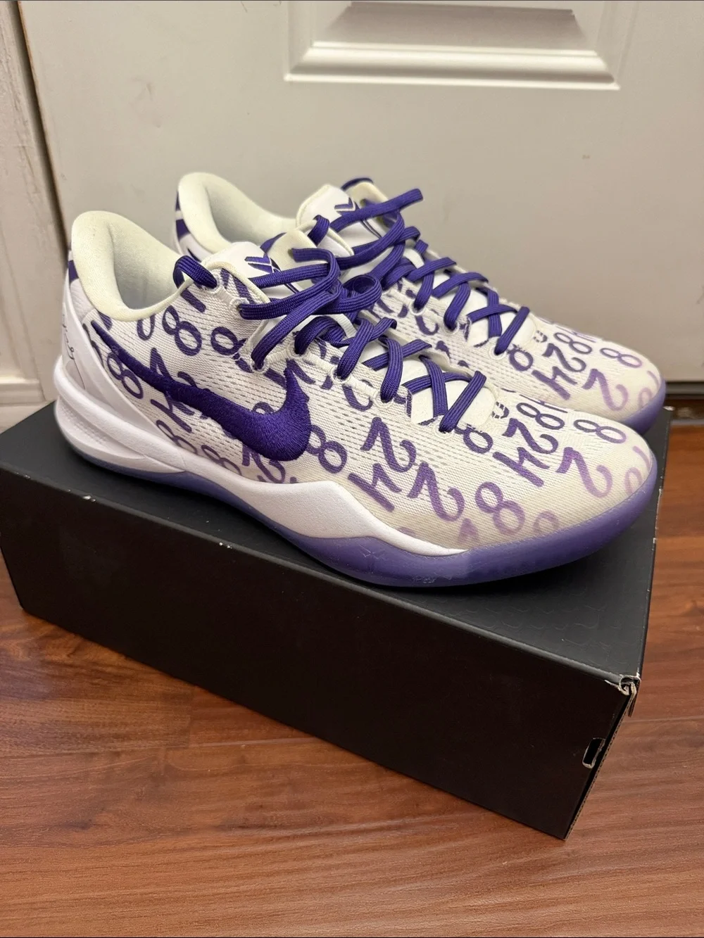 Nike Purple & White Kobe 8
